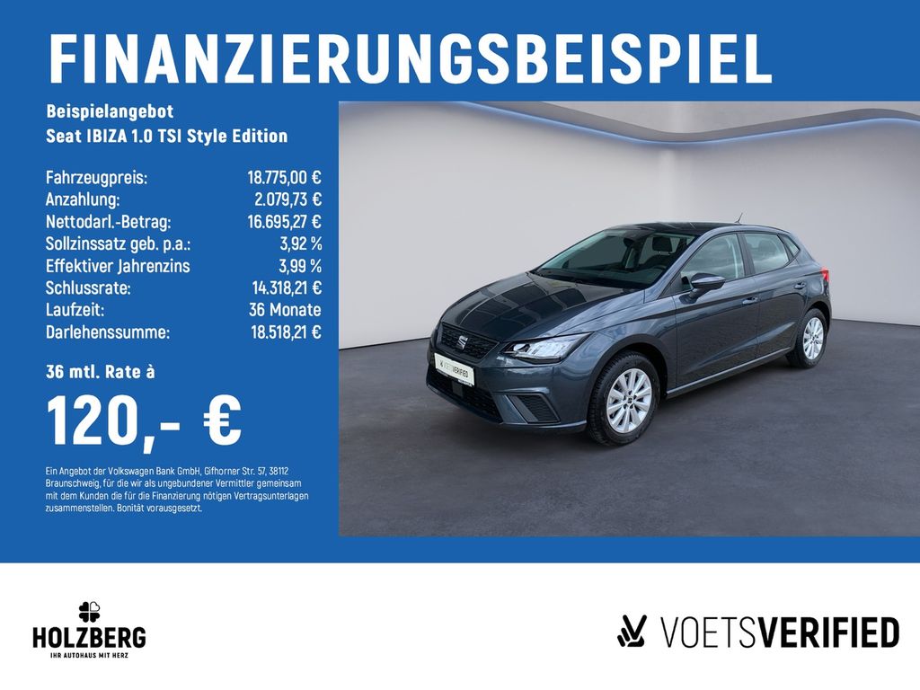 IBIZA 1.0 TSI Style Edition EPH+FullLink+SHZ