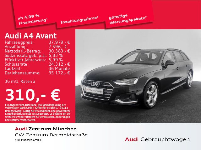 Audi A4 Avant 40 TDI S tronic advanced Massage/Virtua