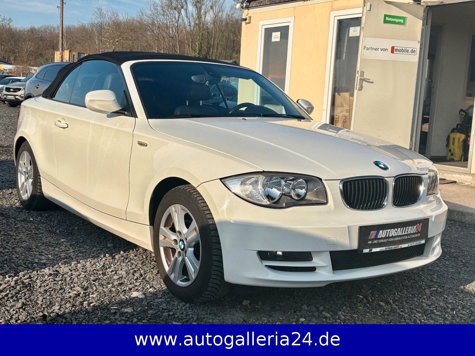 BMW 118i Cabrio Leder Klima Tempo SCHECKHEFT SPORTLE