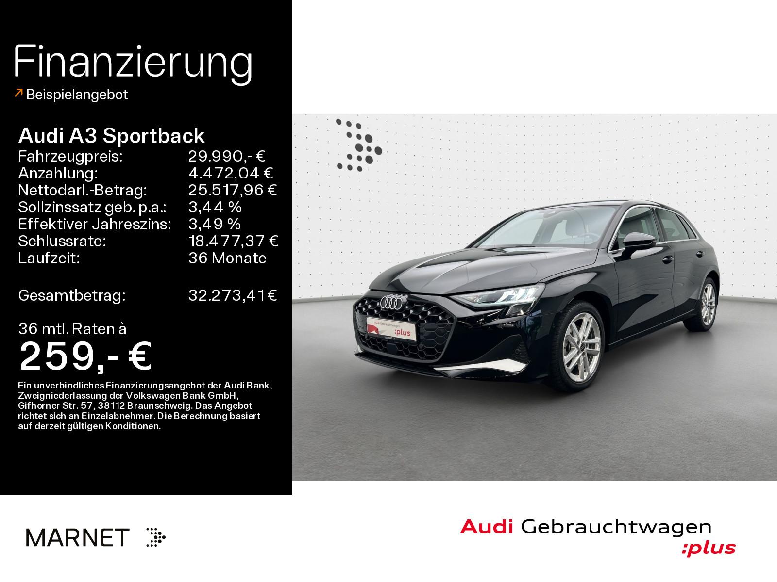 Audi A3 Sportback Advanced 35 TDI*Navi*Alu*PDC*Virtua