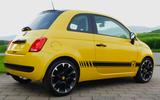 Fiat 86PS 2-Sitzer 17" Abarth + Sitze 1.Hd. - Fiat 500: Gelb