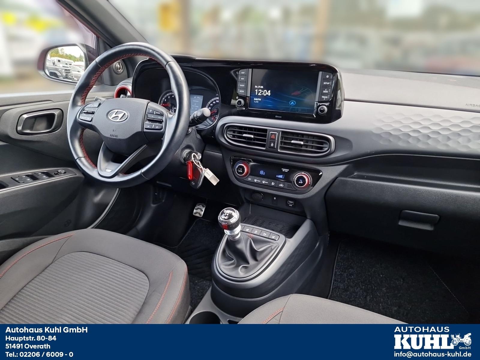 Hyundai i10 1.0 T-GDI N Line DL Navi+Cam+Klima+JBL Sound