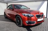 BMW 220 d Cabrio Luxury Line Autom. Leder RFK - mit Diesel-Antrieb: Orange, Cabrio
