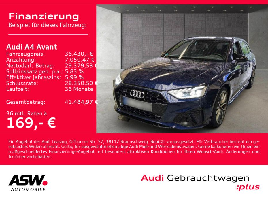 Audi A4 Avant S line 45TFSI quatt NAVI MATRIX ACC B&O foto 2