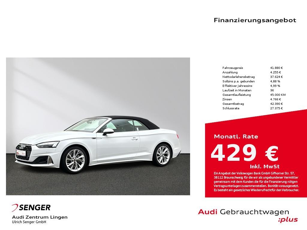 Audi A5 Cabriolet Advanced 40 TFSI MMI Matrix ACC