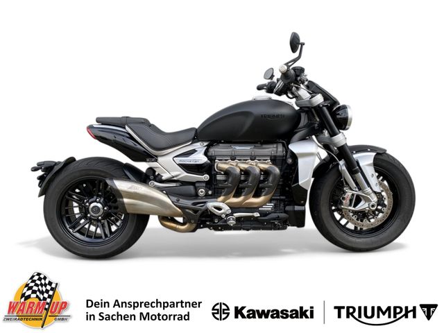 Triumph Rocket 3 R Black Zard Auspuffanlage + Tank