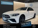 Mercedes-Benz C 300 de *AMG*NIGHT*AHK*STHZ*360°KAMERA*PANO* - Hybrid (Diesel/Elektro): Weiß, Schiebedach, Limousine