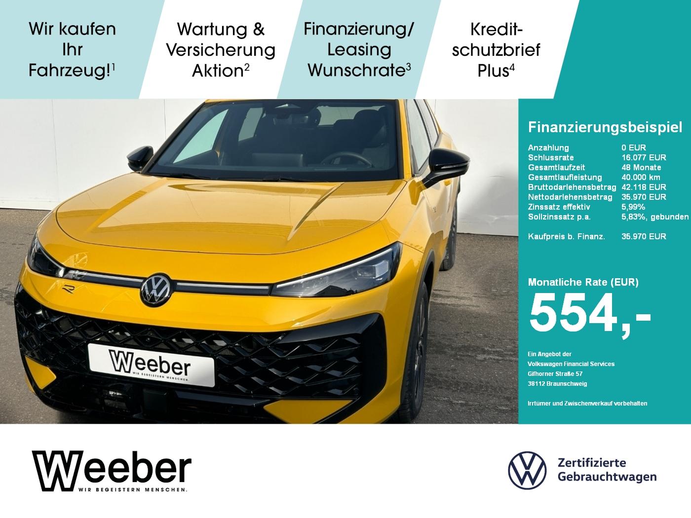 Volkswagen T-Roc 1.5 l eTSI DSG R-Line HeadUp Navi LED