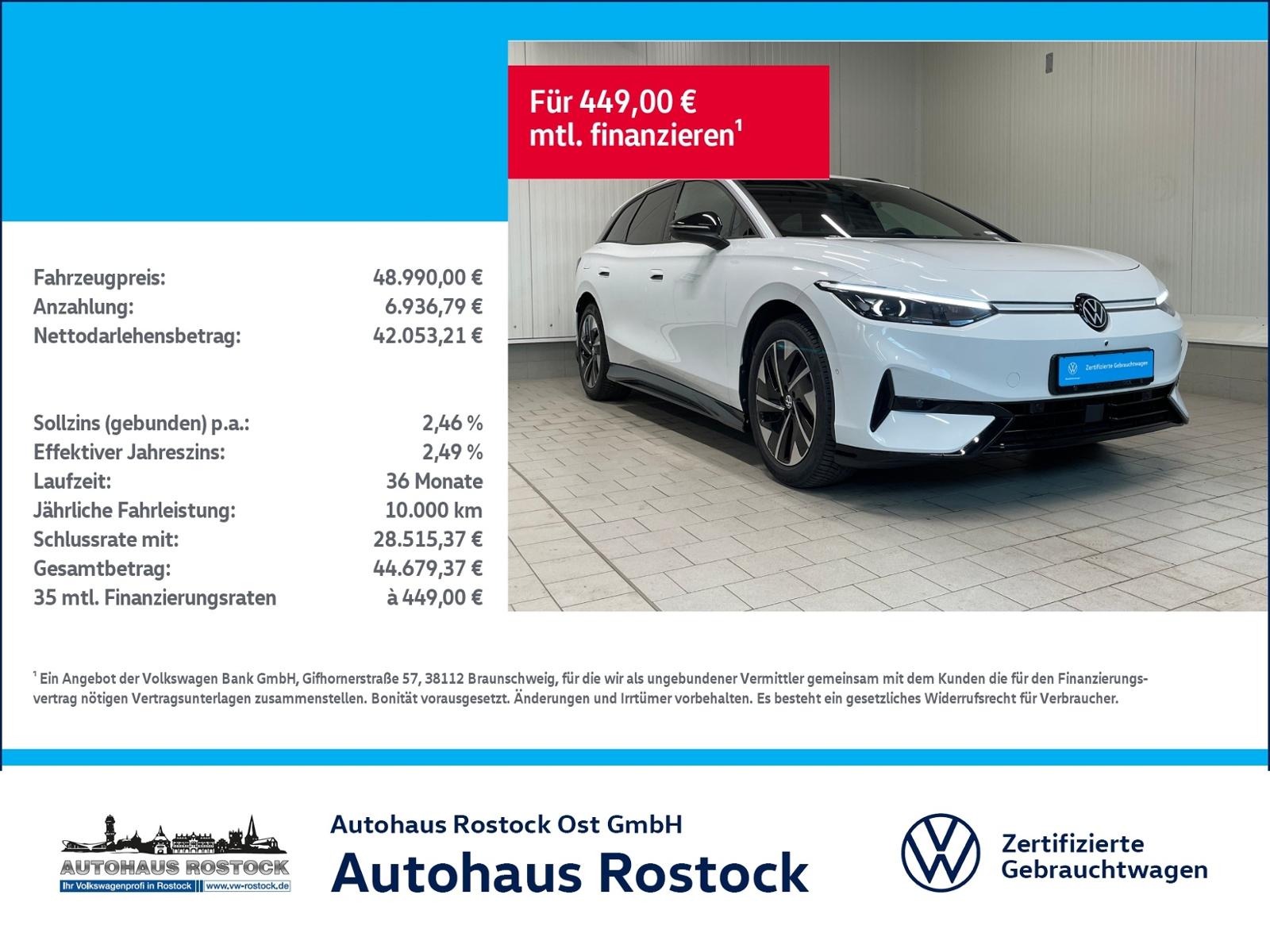 Volkswagen ID.7 Tourer Pro 77kWh AHK IQ.LIGHT WÄRMEPUMPE