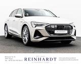 Audi E-TRON 50 S LINE BLACK PANO/HuD/MATRIX/B&O/SHZ. - mit Elektro-Antrieb: Beige, Scheckheftgepflegt