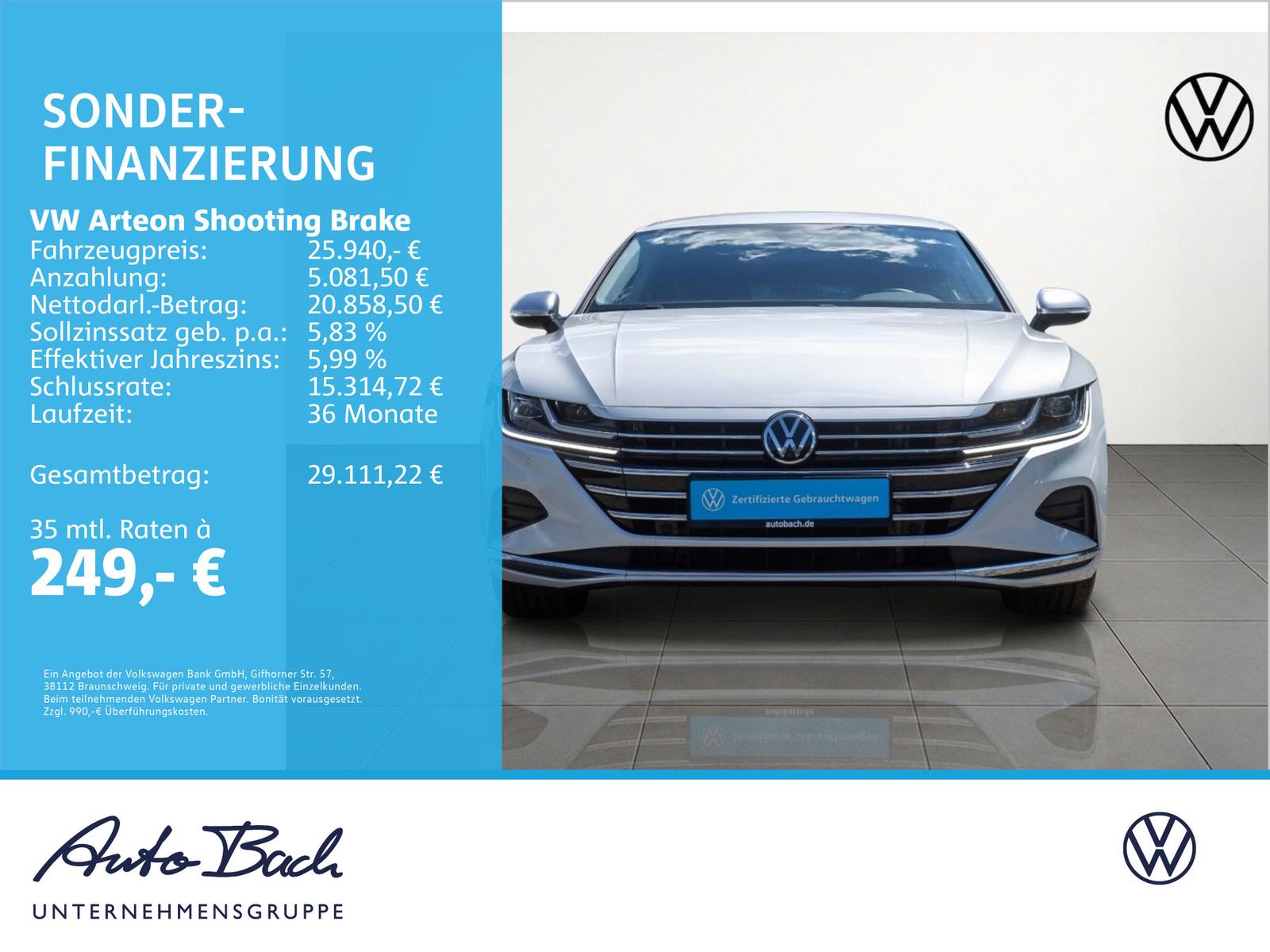 Volkswagen Arteon Shooting Brake 2.0 TSI Elegance DSG, миниатюра 26