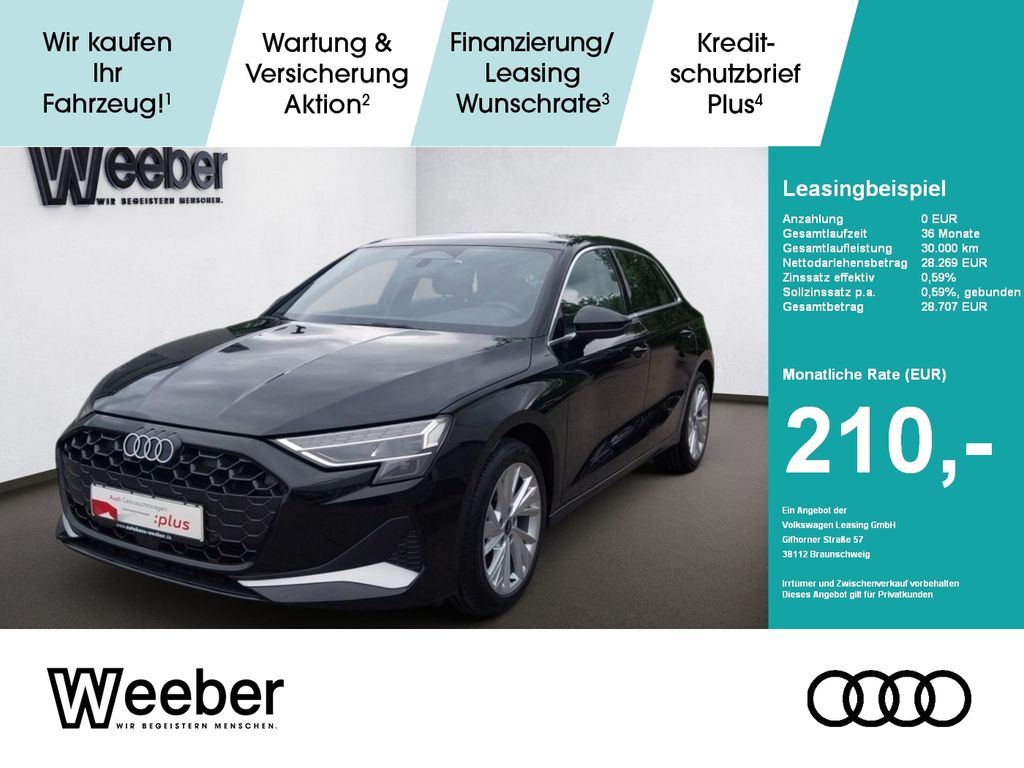 Audi A3 Sportback advanced *LED*VORB. AHK*LED*SHZ*KAM