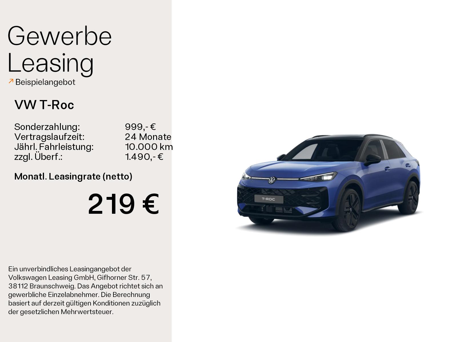 Volkswagen T-Roc 1.5 eTSI DSG R-Line DIGI*PANO*HUD*APP*LED*