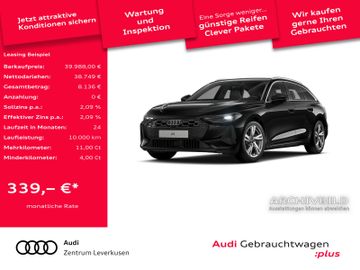 Audi Leasingangebot: Audi A5 Avant NAVI VIRT ACC LEDER KAM SHZ CARPLAY LED