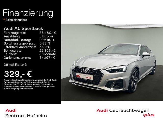 Audi A5 Sportback 40 TFSI 2x S line S tro*HUD*Matrix*