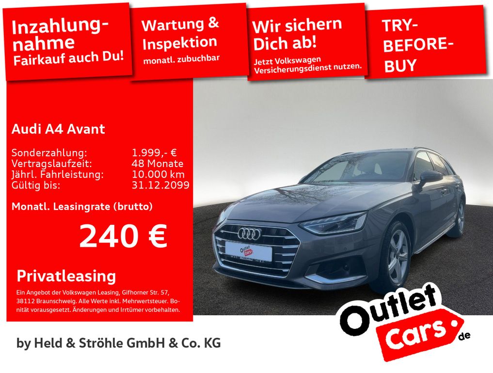 Audi A4 Avant advanced 35 TDI AHK LED LEDER NAVI+ SHZ
