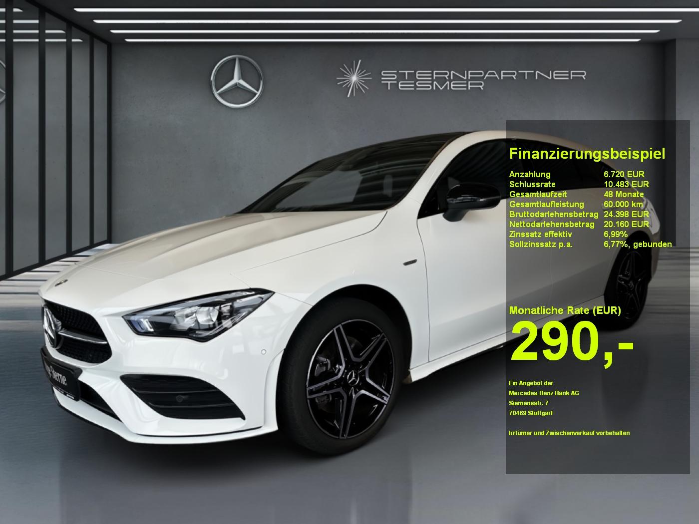 Mercedes-Benz CLA 250 e SB AMG + Night + Pano + Ambiente + LED