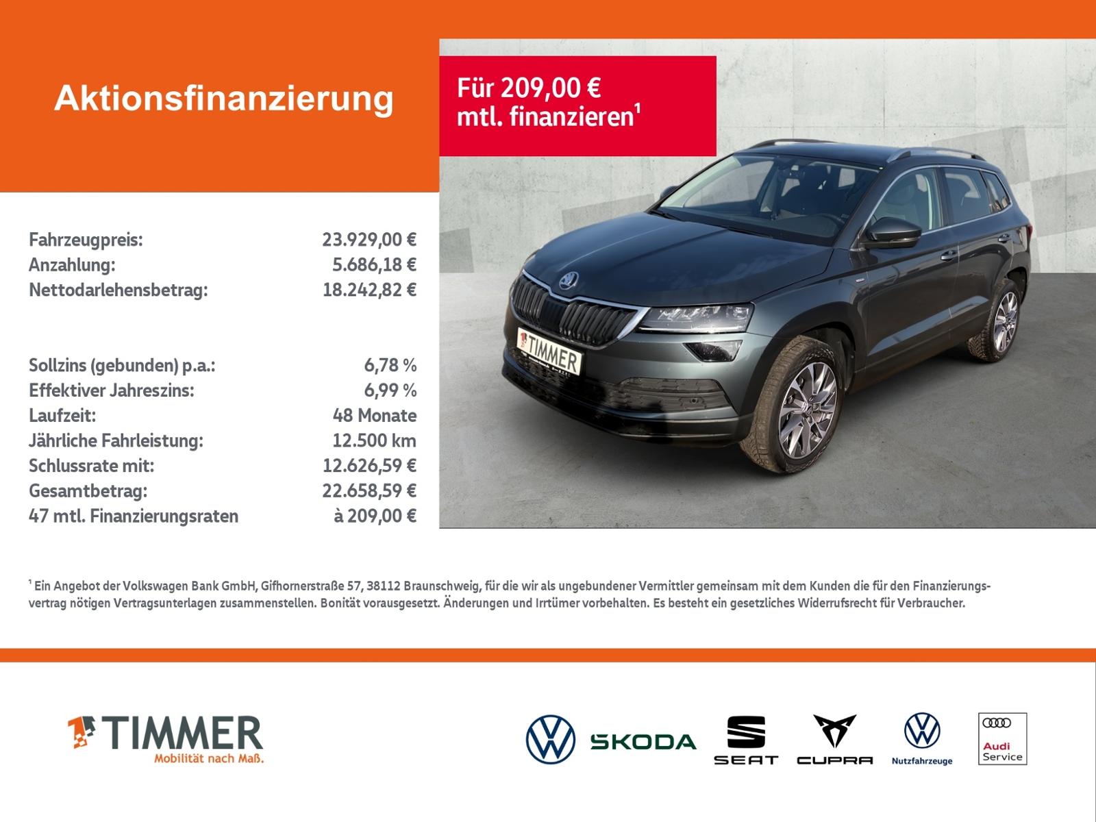 Skoda Karoq 2.0 TDI CLEVER +LED +CANTON +STHZG +VIRTUA