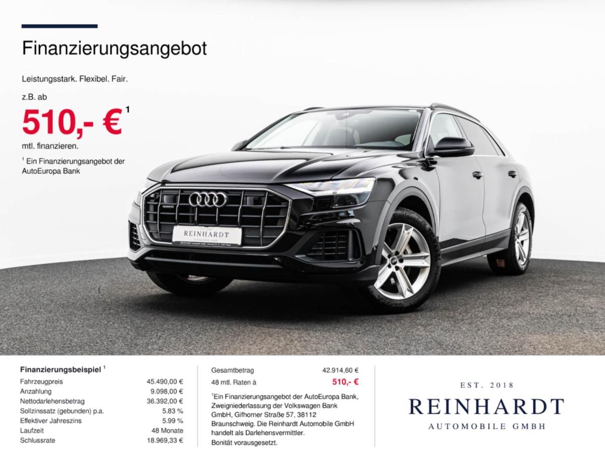 Audi Q8 55TFSi Q 20Z./LED/ACC/SIDE/MEMORY/CARPLAY/DAB