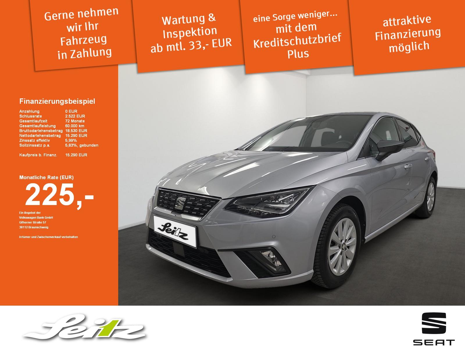 Seat Ibiza 1.0 TSI Xcellence *KAMERA*NAVI*SITZHZG*FUL
