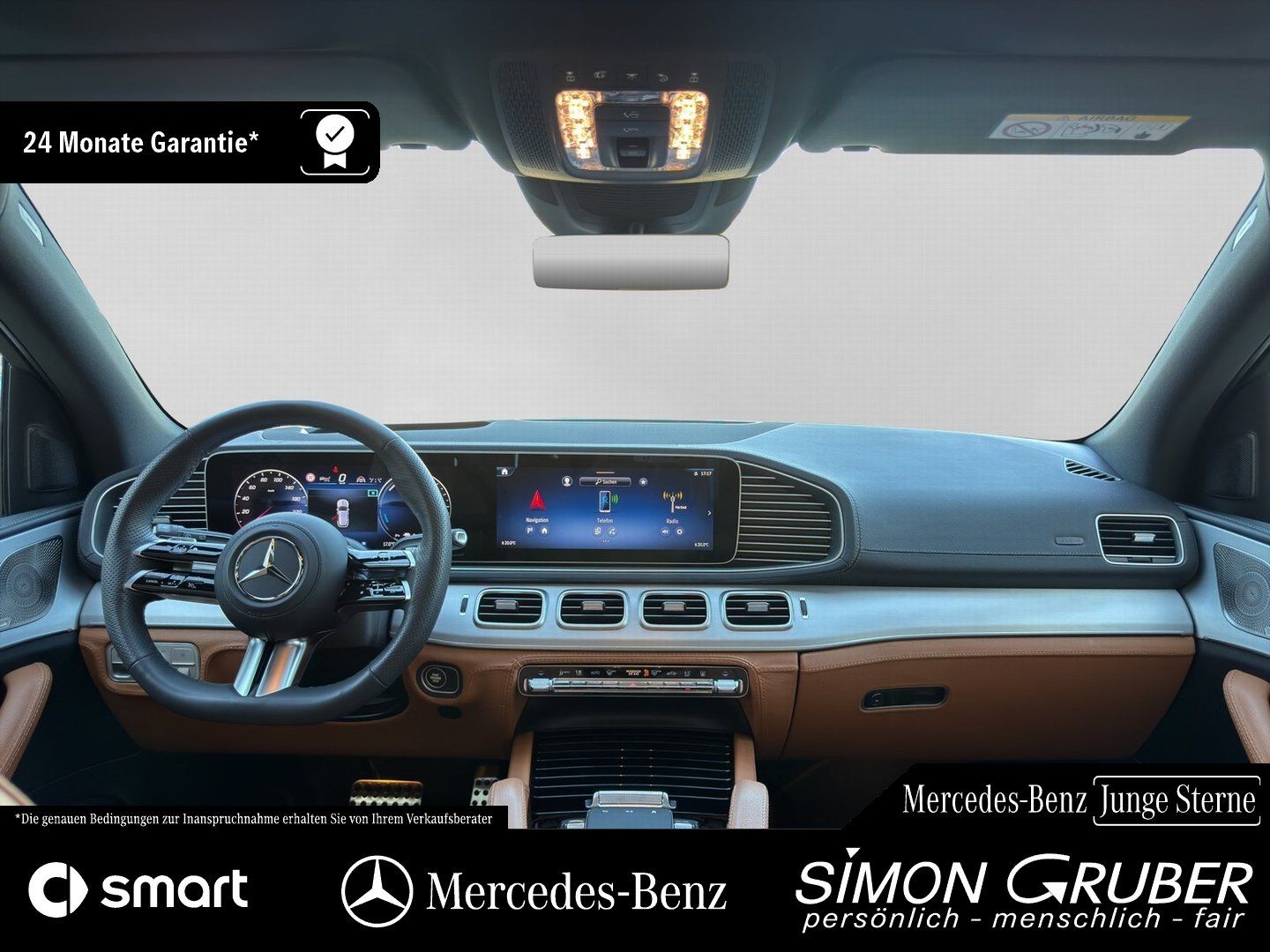 Fahrzeugabbildung Mercedes-Benz GLE 350 de 4M AMG Pano Burm Airmatic Leder AHK