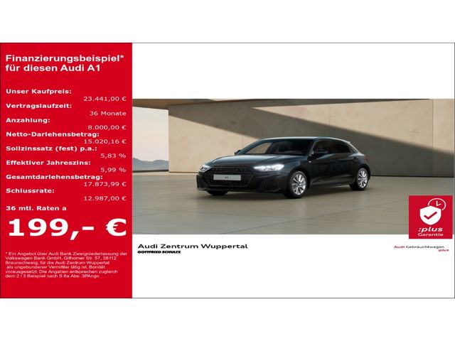 Audi A1 Sportback 30 TFSI S-LINE VIRTUAL DAB SHZ LED