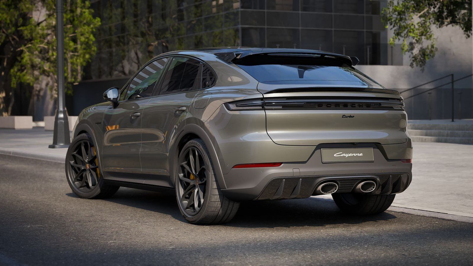 Porsche Cayenne Turbo E-Hybrid Coupé mit GT Pakket imagem 3