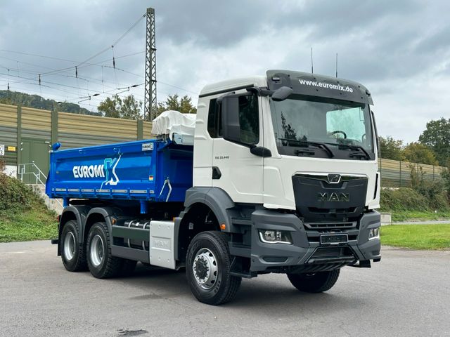 MAN TGS 33.440 6x6 /Euro6 3-Seiten-Kipper EuromixMTP