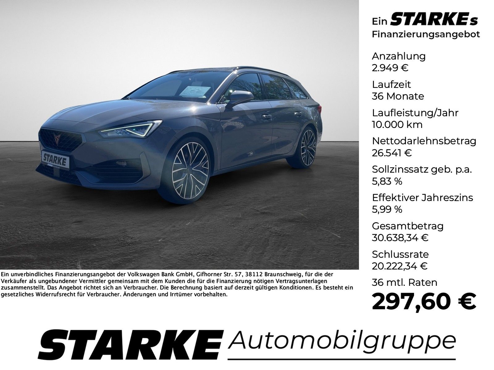 Cupra Leon Sportstourer 2.0 TSI DSG 4M VZ 4Drive Pano
