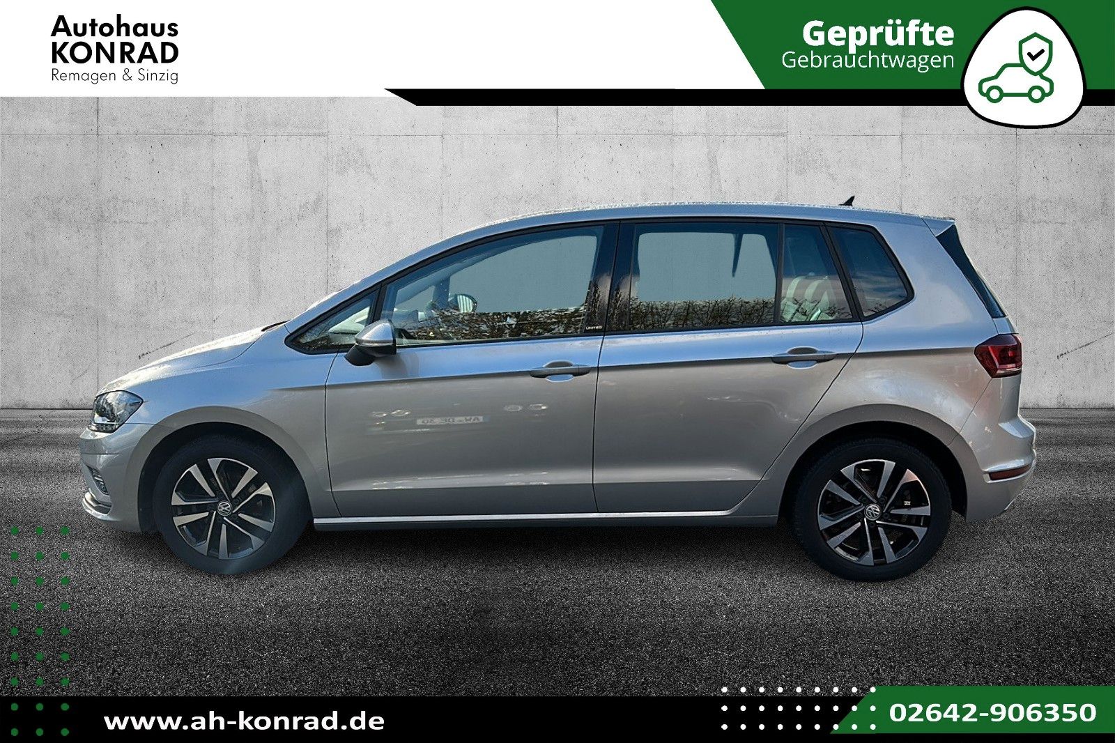 Fahrzeugabbildung Volkswagen Golf Sportsvan United APP-APS-Navi-LM