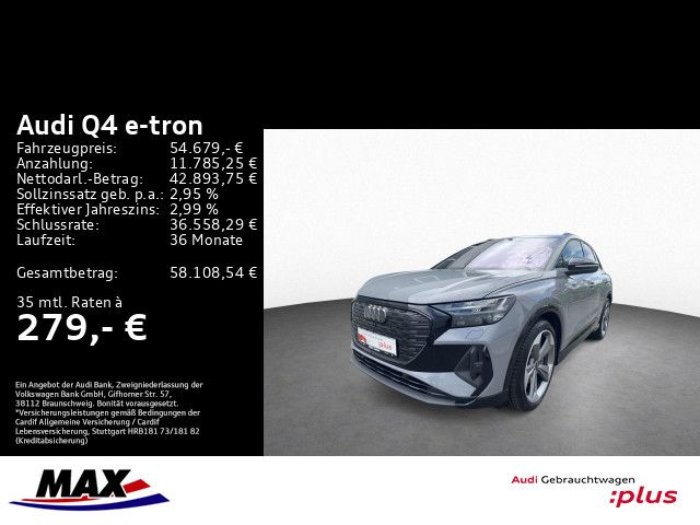 Q4 e-tron 45 QUATTRO S LINE MATRIX+PANO+AHK+360°