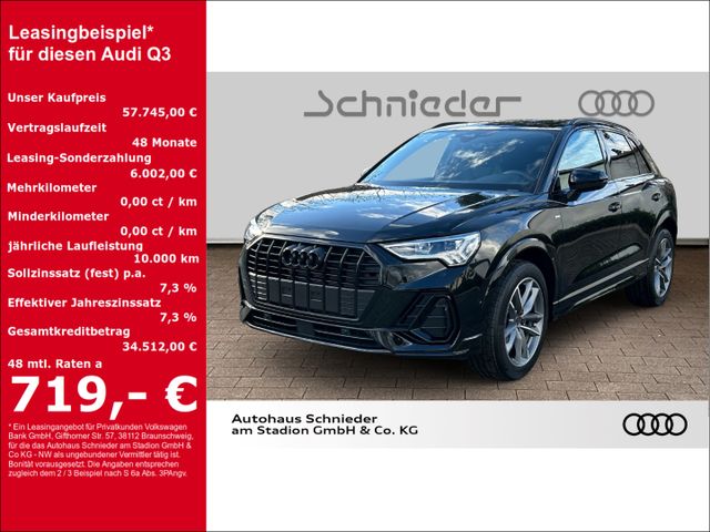 Audi Q3 35TFSI SLINE LED,AHK,VIRTUEL,SHZ,PDC,NAVI