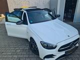 Mercedes-Benz E 300 de Autom. - - Hybrid (Diesel/Elektro): Weiß, Limousine