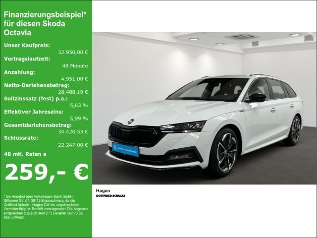 Skoda Octavia Combi 2.0 TSI DSG 4x4 LED NAV SHZ DAB Sp