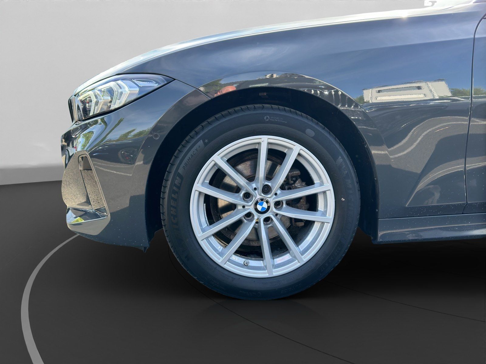 BMW 318d Limo. Dravitgrau LED RFK Tempom. Parkassist foto 14