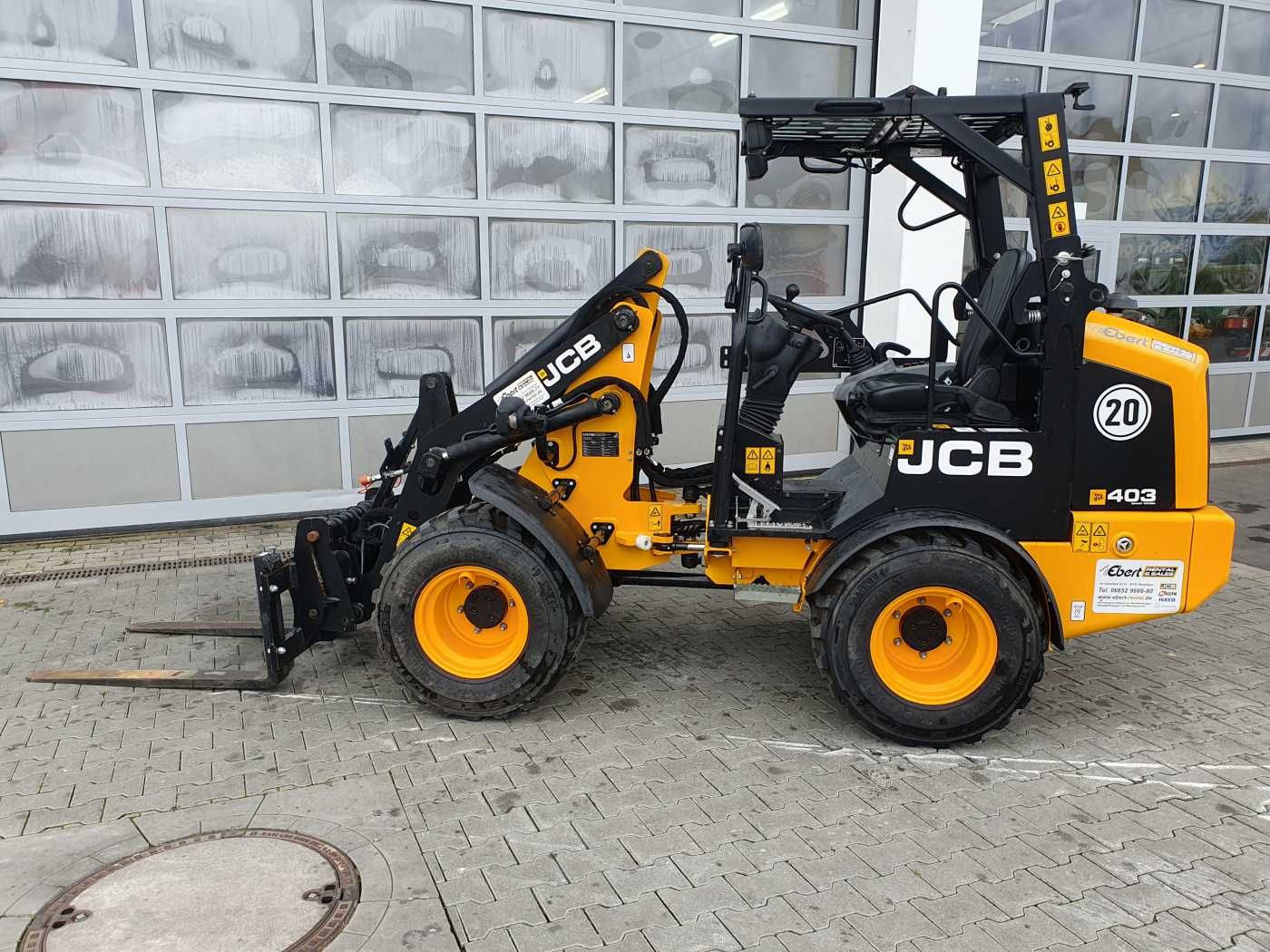 Fahrzeugabbildung JCB 403 / Schaufel + Gabel / nur 248h!