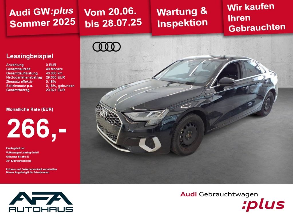Audi A3 Limousine 35 TFSI adv. S tronic Smart-Int.*GR