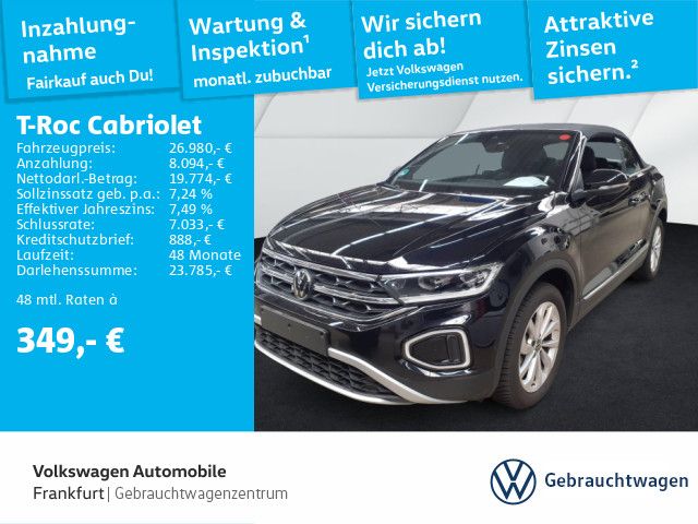 Volkswagen T-Roc Cabriolet 1.0 TSI Style Navi LEDPlus DAB+