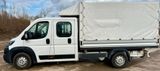 Peugeot Boxer, Pritsche + Plane, Doppelkabine - Peugeot Boxer: Doppelkabine