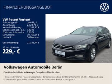 Volkswagen Leasingangebot: Volkswagen Passat Variant 2.0 TDI DSG Business Navi LED SHZ