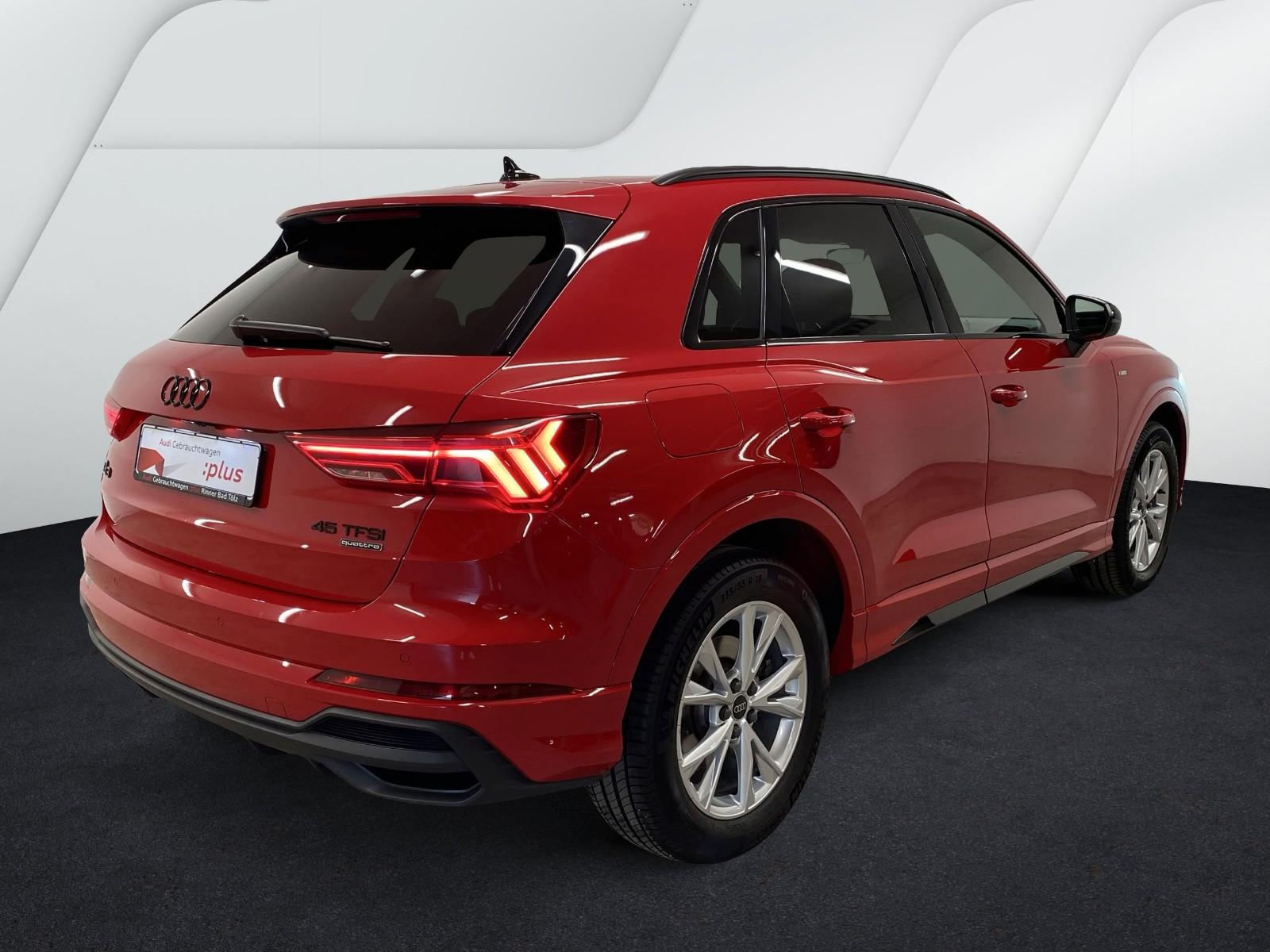 Audi Q3 45 TFSI quattro 2xS line+Matrix+Standhzg+360°
