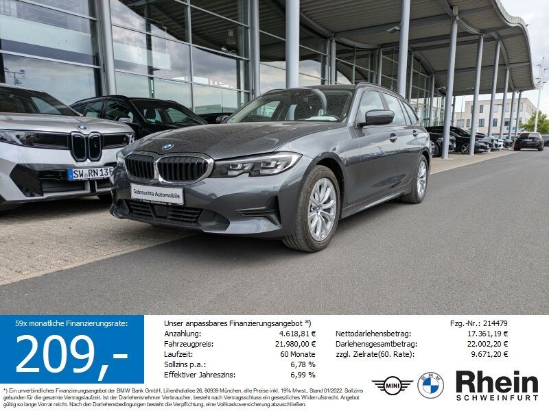 BMW 320d Tour. Advantage Teilleder. Driv.Ass.