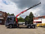 MAN 26.500 Abroller + Fassi F125A Kran  6x2-4 Allrad - MAN Diesel Abrollkipper 6x4 Abroller