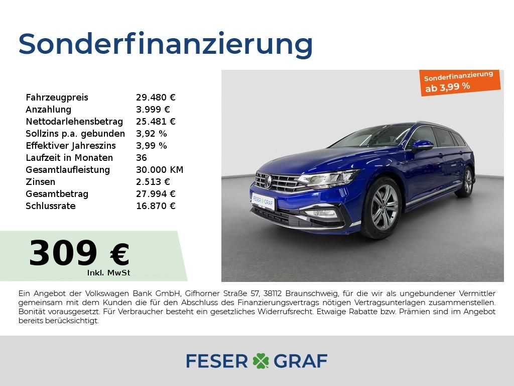 Volkswagen Passat Variant TDI DSG 4M R-LINE Standheiz. AHK