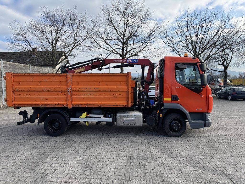 Fahrzeugabbildung DAF FA LF 180 8t / Abrollkipper, Ladekran   Containe