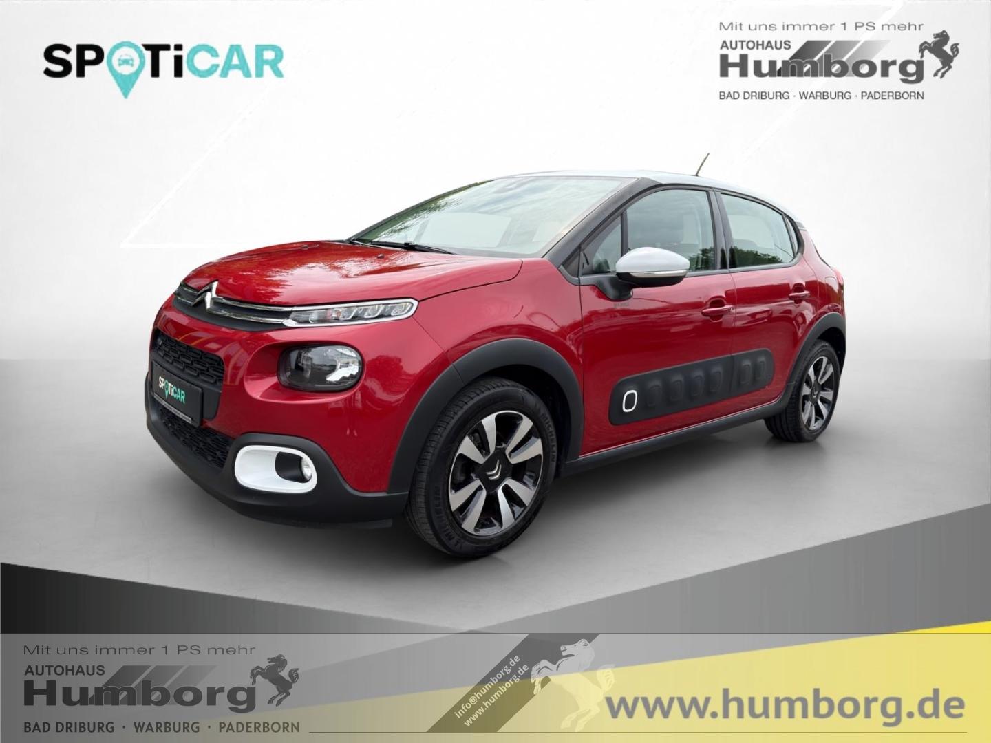 Citroën C3 1.2 PureTech Shine LED Kamera Klimaautom Spur