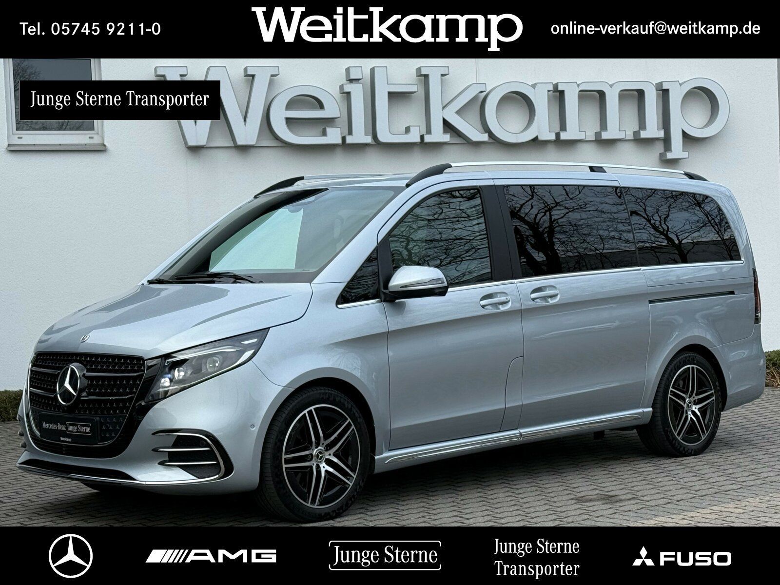 MERCEDES-BENZ V 250 d AVANT. Lang AMG+360°+AHK+BURM.+7-SITZ
