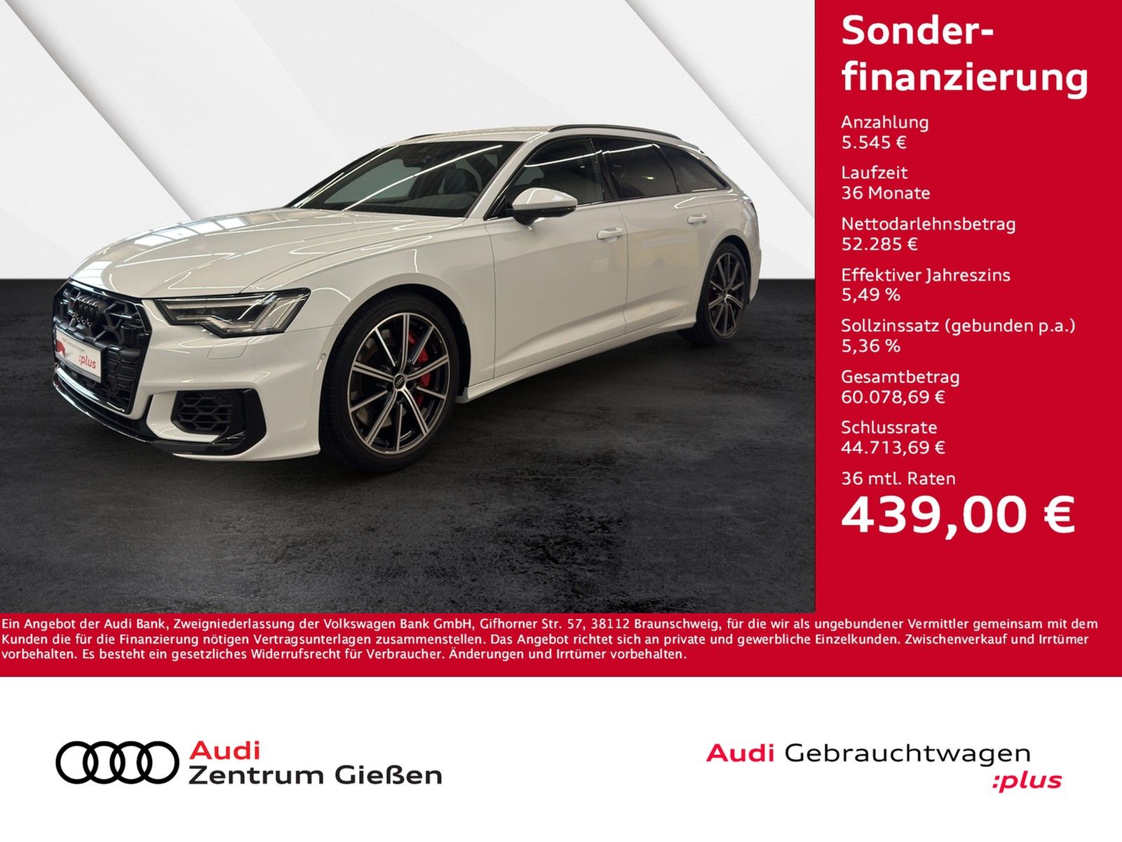 AUDI S6 Avant TDI quattro Black Matrix-LED Kamera Nav