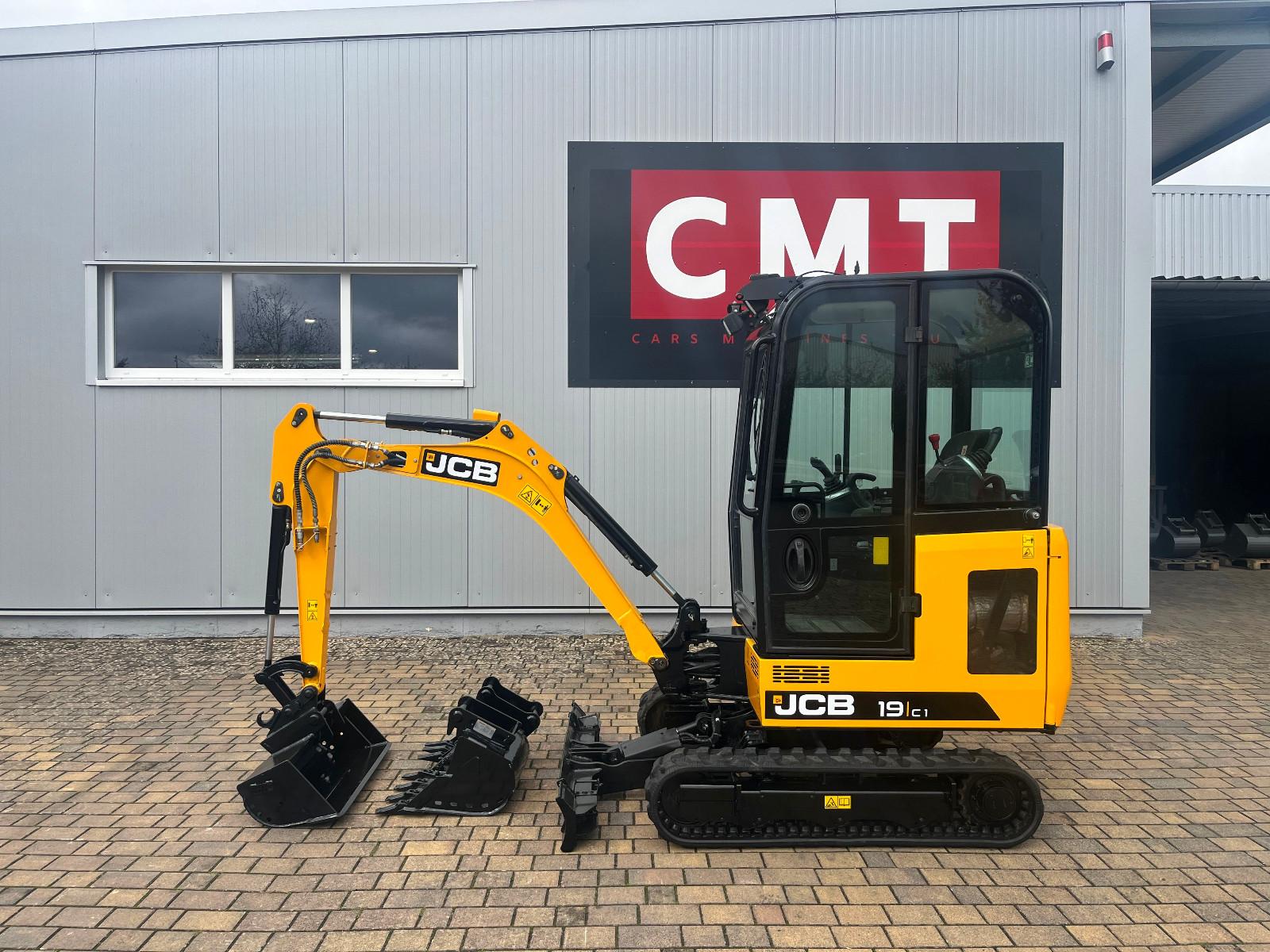 JCB 19C-1 *2021*1.490BH*Kabine*3xLöffel*