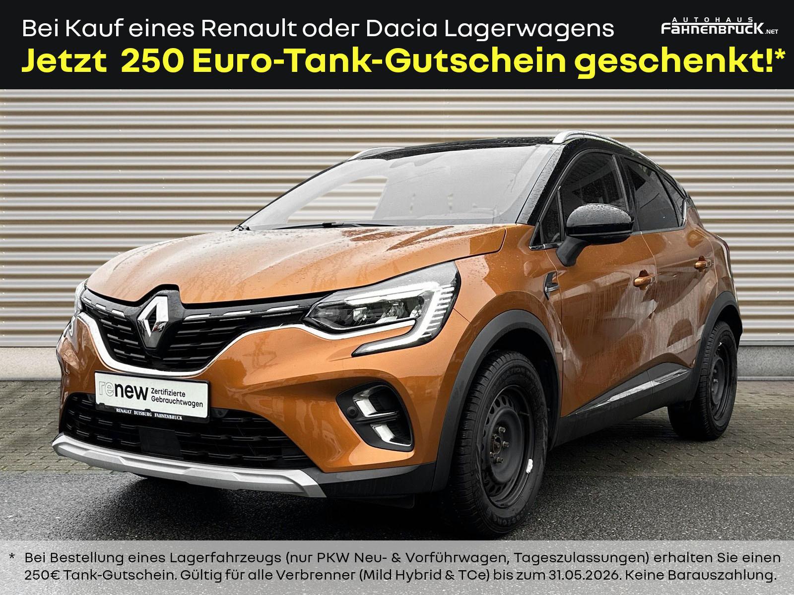 Renault Captur Intens 1.0 TCe 100 Scheckheft PDC+Kamera